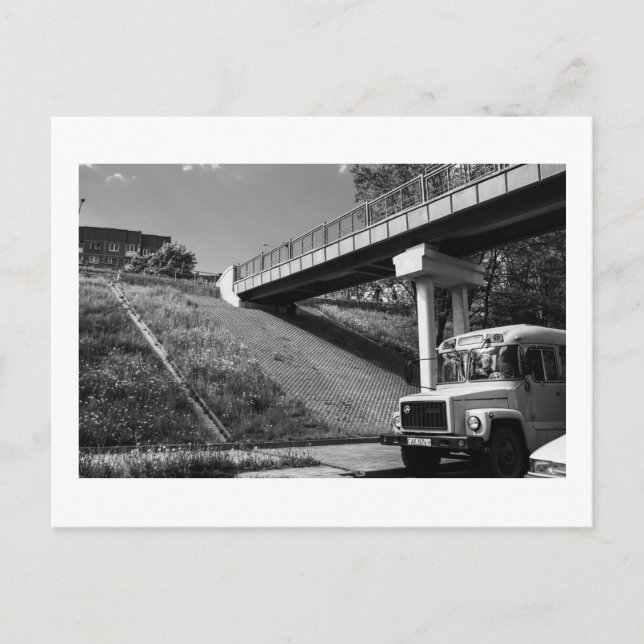 Cartão Postal Belarus Grodno Old Retro Soviético (Frente)