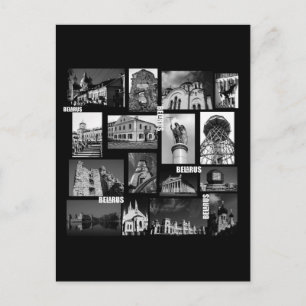 Cartão Postal Belarus Minsk Grodno Mir Brest Architecture