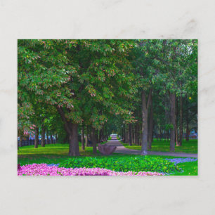Cartão Postal Belarus Minsk Park Life Cityscape Natureza