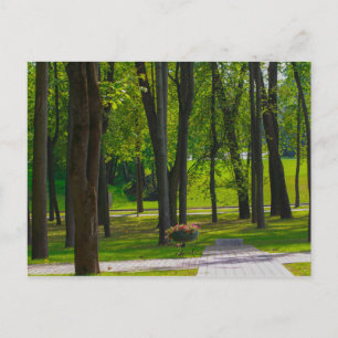 Cartão Postal Belarus Minsk Park Life Cityscape Natureza