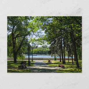 Cartão Postal Belarus Minsk Park Life Cityscape Natureza