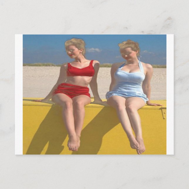 Cartão Postal Belas Balas Retrovisuais Sentadas na Boca (Frente)