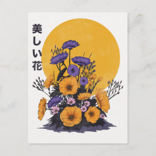 Cartão Postal belas Flores