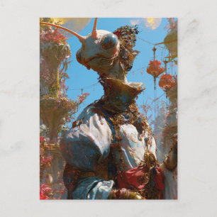 Cartão Postal Beleza Alien - Cresharr