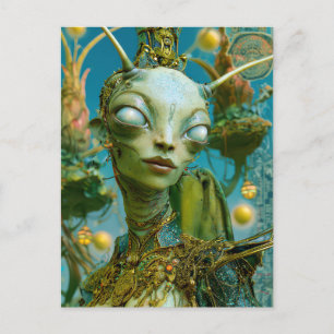Cartão Postal Beleza Alien - Freepa