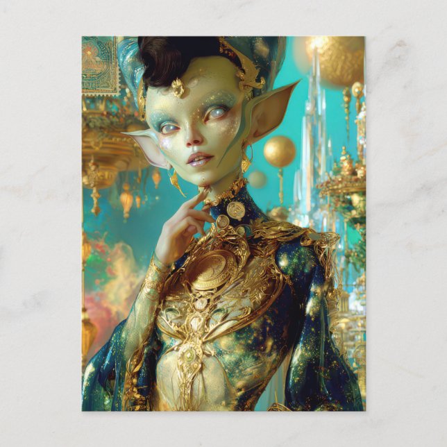Cartão Postal Beleza Alien - Lepjinda (Frente)