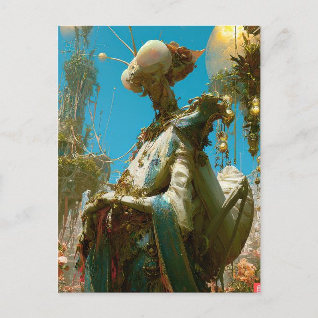 Cartão Postal Beleza Alien - Neshar (Frente)