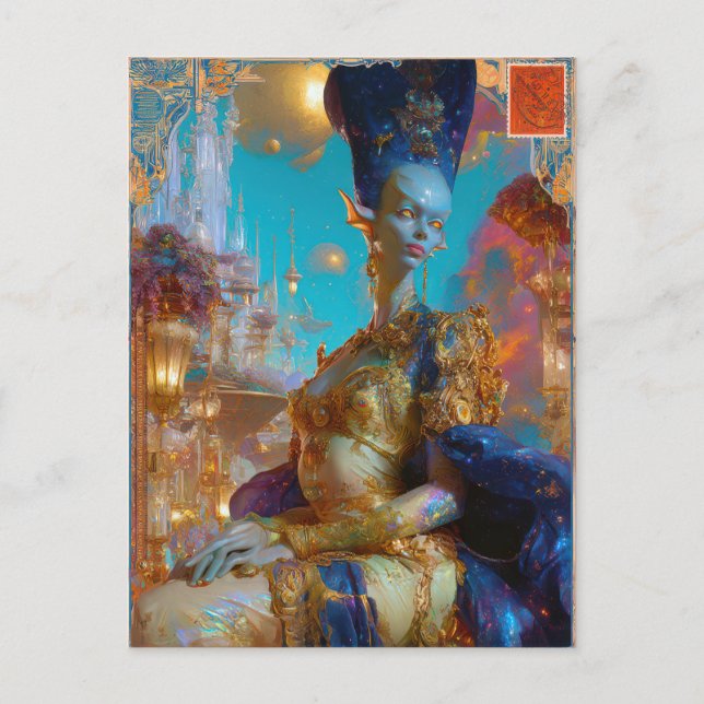 Cartão Postal Beleza Alien - Ranshone (Frente)