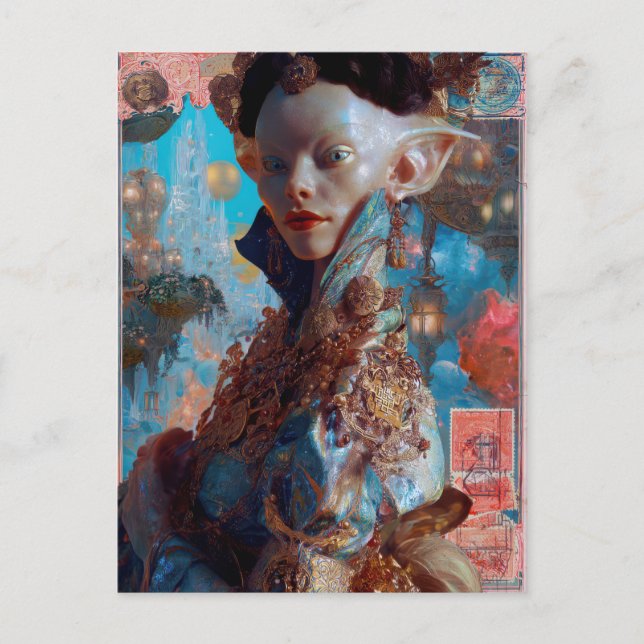 Cartão Postal Beleza Alien - Themule (Frente)