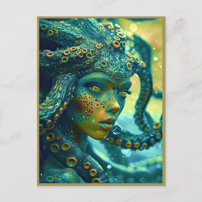Cartão Postal Beleza alienígena Do Planeta Água (Frente)