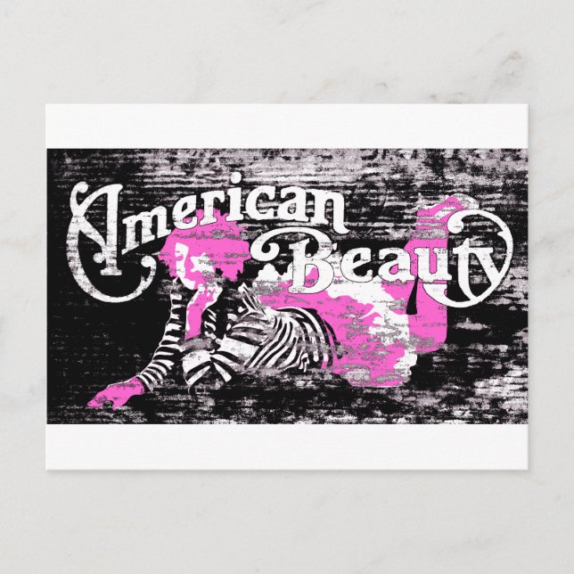 Cartão Postal beleza americana (Frente)