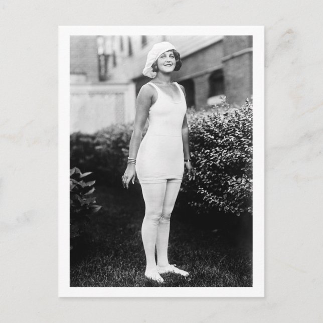 Cartão Postal Beleza Banheira, início dos anos 1900 (Frente)