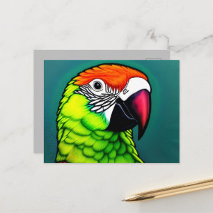 Cartão Postal Beleza da Floresta Tropical Exótica