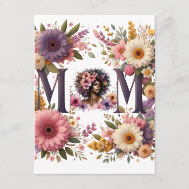 Cartão Postal Beleza da Mãe (Frente)