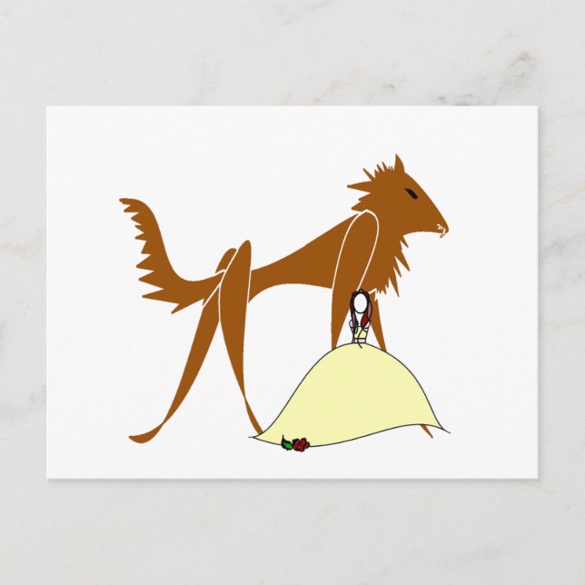 Cartão Postal Beleza e Besta (Frente)