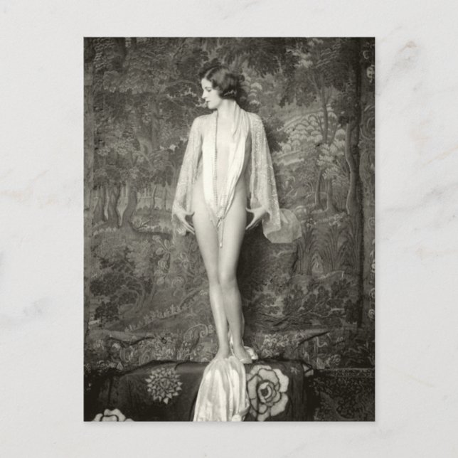 Cartão Postal Beleza Francesa no início dos anos 1900 (Frente)