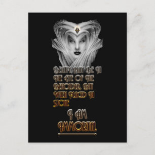 Cartão Postal Beleza Imortal - Olho Do Beholder