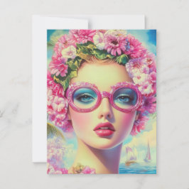 Cartão Postal Beleza Tropical Retroativa