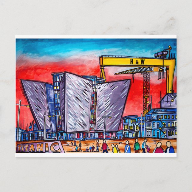 Cartão Postal Belfast Alive - Titanic Quarter (Frente)