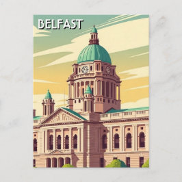 Cartão Postal Belfast City Hall Northern Ireland Travel