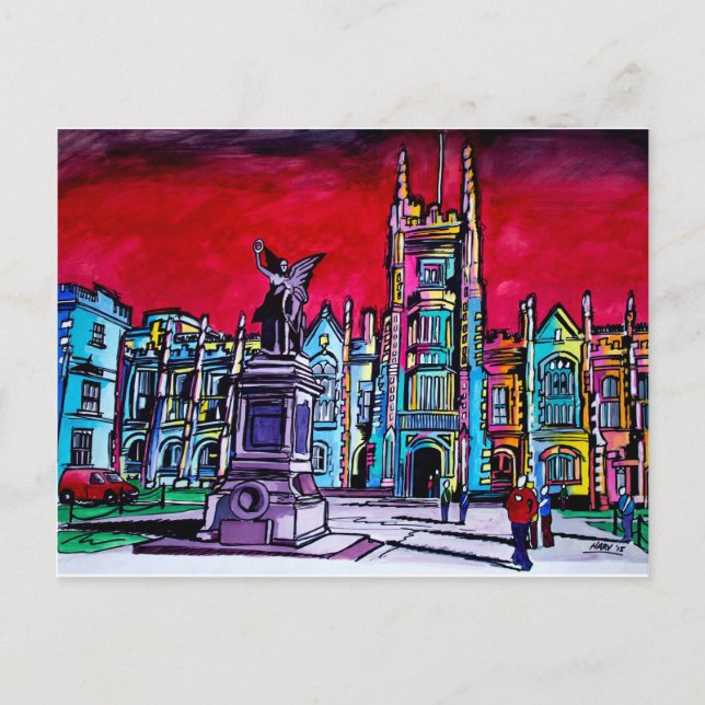 Cartão Postal Belfast - Universidade do Queens (Frente)