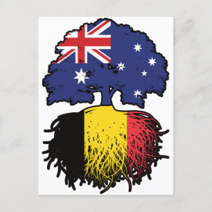 Cartão Postal Belga Belga Austrália - Raízes de Árvore