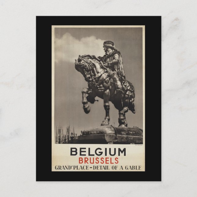 Cartão Postal Bélgica (Frente)