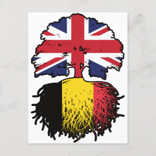 Cartão Postal Bélgica Bélgica Reino Unido Reino Unido Reino Unid
