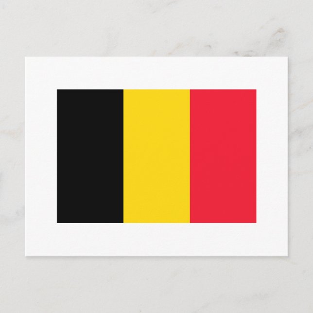 Cartão Postal Bélgica FLAG International (Frente)