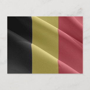 Cartão Postal Bélgica - Sinalizador Waving -