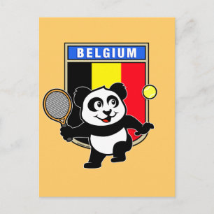 Cartão Postal Bélgica Tênis Panda