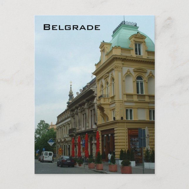 Cartão Postal Belgrado (Frente)