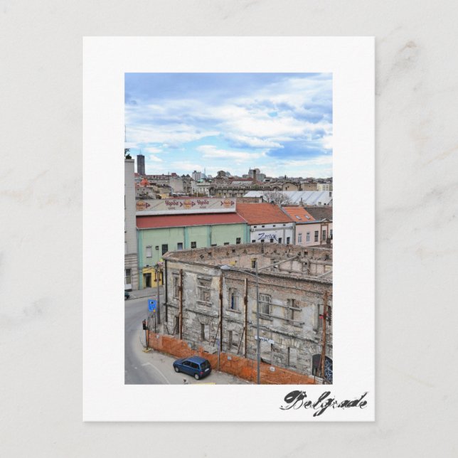 Cartão postal Belgrado (Frente)