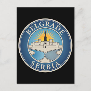 Cartão Postal Belgrado Sérvia Europa Oriental