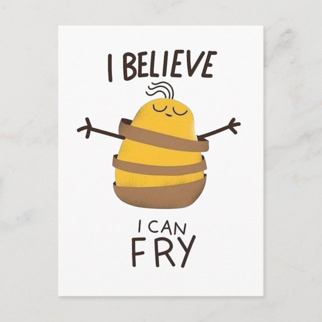 Cartão Postal Believe  (Frente)