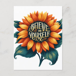 Cartão Postal Believe in yourself