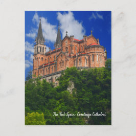 Cartão Postal Belíssima Espanha Norte - Covadonga