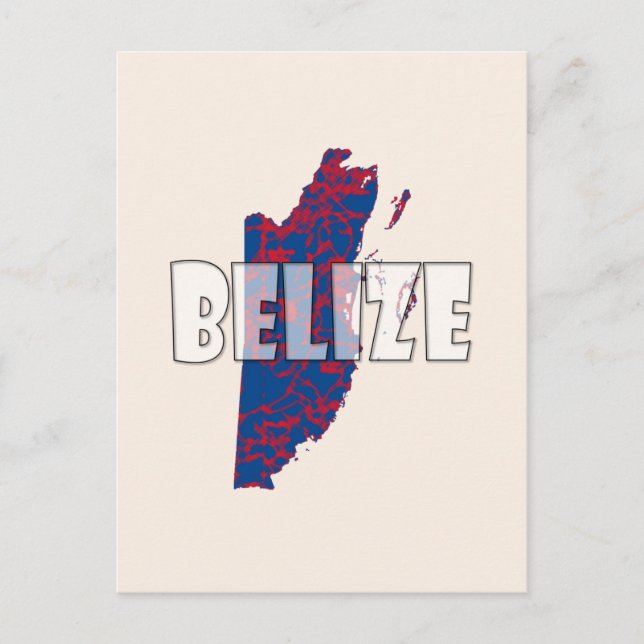 Cartão Postal Belize (Frente)