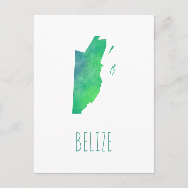 Cartão Postal Belize (Frente)