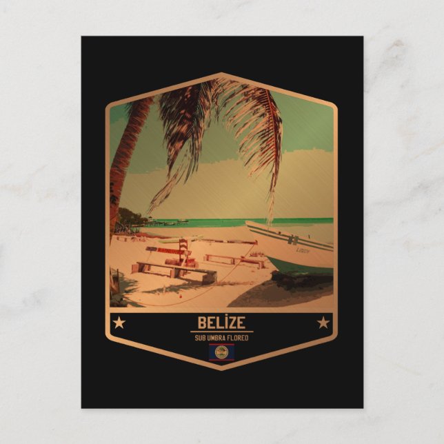 Cartão Postal Belize (Frente)