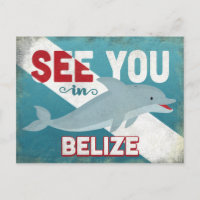 Belize Dolphin - Viagens vintage Retroativa