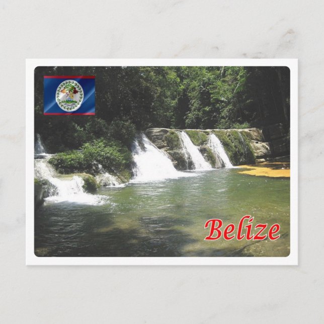 Cartão Postal Belize - Toledo - San Antonio Falls - (Frente)
