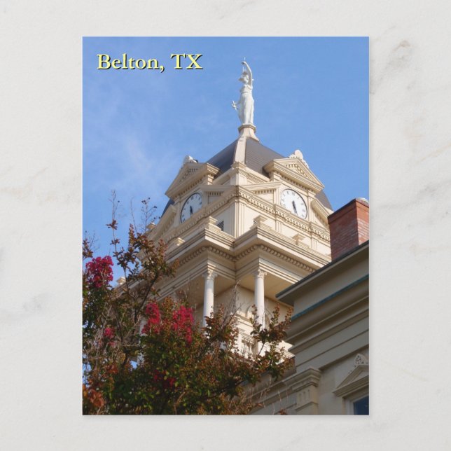 Cartão Postal Bell County Courthouse (Frente)