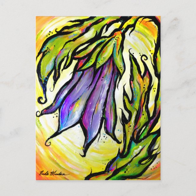 Cartão Postal Bell Iridescente (Frente)