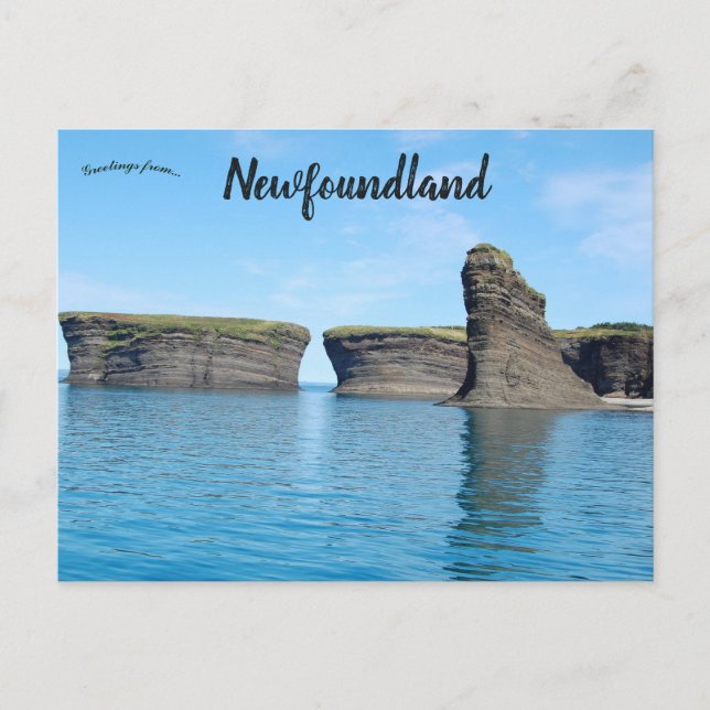 Cartão Postal Bell Island Newfoundland Canada (Frente)