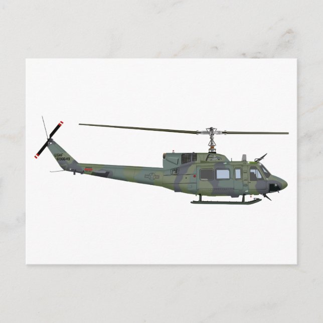 Cartão Postal Bell UH-1N 455455 (Frente)