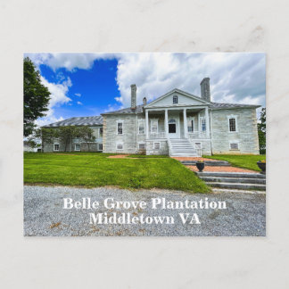 Cartão Postal Belle Grove Plantation Middletown VA