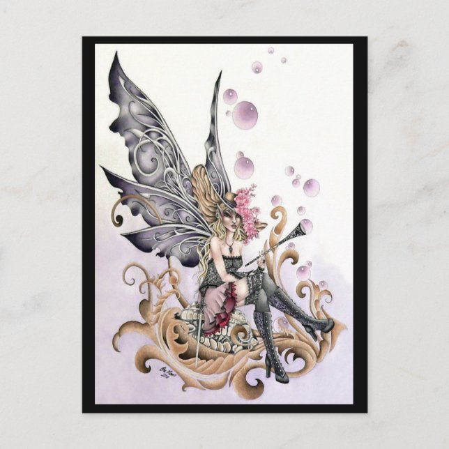 Cartão Postal Bellepunk do Sul- O Soprador de Bolhas (Frente)