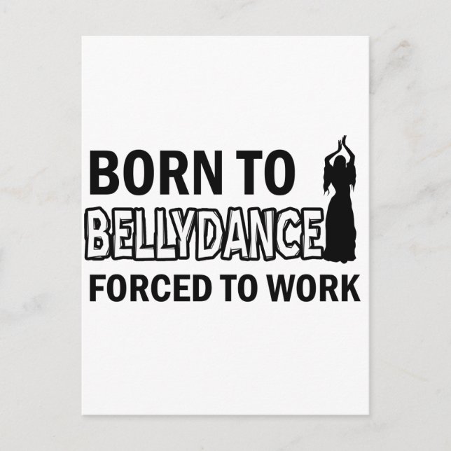 Cartão Postal Belly Dance designs (Frente)