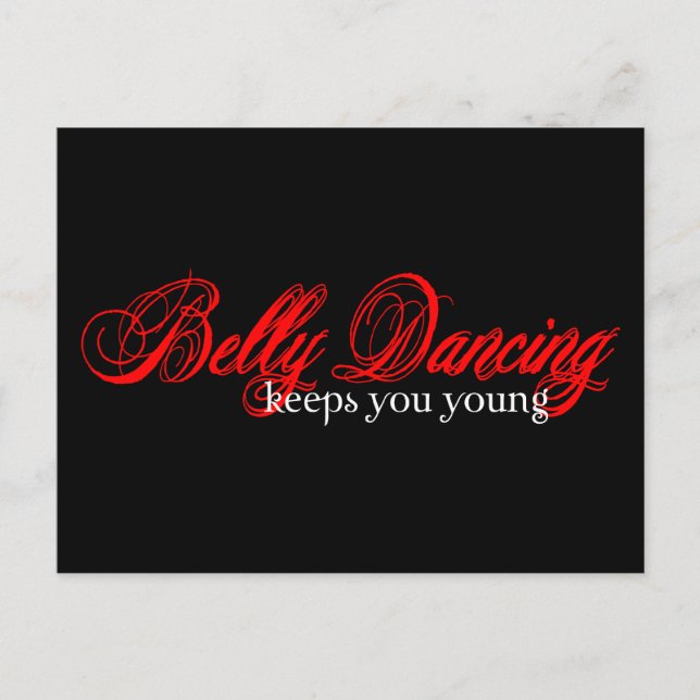 Cartão Postal Belly Dancing Rocks (Frente)